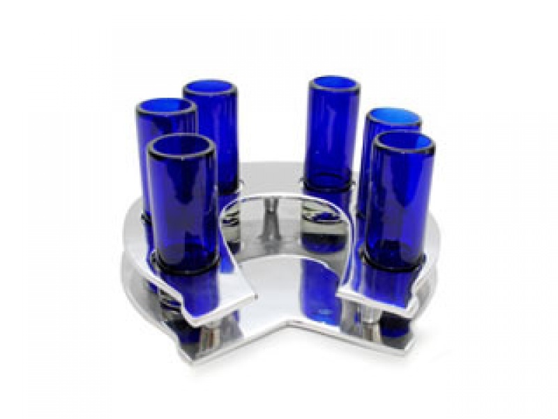HERRADURA P/TEQUILERO CON VASOS GDE